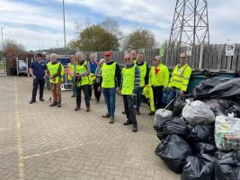 After our first litter pick on 24th April